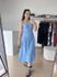 Vestido Midi Amelia- Azul bebe