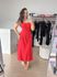 Vestido Midi Amelia- Vermelho
