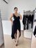 Vestido Izabelle -Preto liso