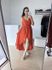 Vestido Izabelle -Telha