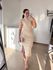 Vestido Canelado Muscle Tee Mariana Areia
