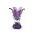 Vaso de Cristal Murano Atemporal Rose intense com Azul 45 cm 