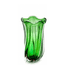 Vaso Murano Téo Âmbar com Verde 40 cm