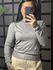 Blusa tricô Margarida 8923- cinza 