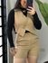 Conjunto alfaiataria botões Sheila 6267 - BEGE