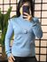 Blusa Trico flor Jasmin 1617- Azul