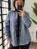 camisa detalhe em couro cecilia 2153- azul 