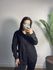 Camisão linho Rebeca 3386 - Preto 