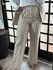 Calca pantalona listrada Monica 1036- bege 
