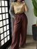 Calça Pantalona Marrant Nina 386 - Marrom 