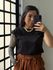 Blusa Linho Delicada 77381 - Preto 
