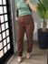 Calça Alfaiataria Cloe 1661 - Marrom Escuro 