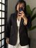 Blazer Manga 3/4 Olivia 016 -Preto 