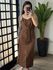 Vestido Midi Monique-1670 - Marrom