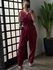 Macacão Alfaiataria Plus Size 1684 - Vinho