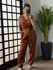 Macacão Alfaiataria Plus Size 1684 - Terracota 