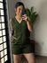 Conjunto Shorts Alfaiataria Dália 86 - Verde 