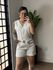 Conjunto Shorts Alfaiataria Dália 86 - Branco 