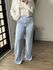 Calça Pantalona Linho Bruna 59 - Azul 