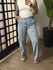 Calça Wide Leg Cargo P8565 - Médio
