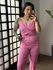 Conjunto Pantalona Amora 1461 - Rosa 