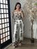 Conjunto Pantalona Estampado Bia 857 - Preto C039