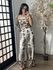Conjunto Pantalona Estampado Bia 857 - Marrom C039