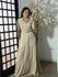 Vestido Longo com Cinto Emilly 025 - Bege C062