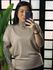Blusa Tricô Sidney 62022 - Marrom Claro 