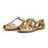 Sandalia Sapatilha Feminino Top Franca Shoes Moleca Ouro