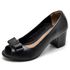 Sapato Social Feminino Peep Toe Work Preto