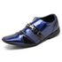 Sapato Social Masculino Top Franca Shoes Verniz Preto / Azul