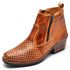 Bota Masculina Botina Texana Country Em Couro Trice Legitimo Com Ziper Whisk
