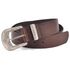 Cinto Feminino Estilo Cowgirl Country Em Couro Com Fivela Prata Rodeio Cor Caramelo