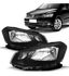 Farol Gol e Voyage G7 Friso Preto Foco Simples 