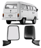 Retrovisor Kombi 1998 Em Diante Preto 