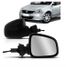 Retrovisor Logan, Sandero e Duster 2010 a 2013 C/ Controle Manual Preto 
