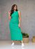 vestido midi VERDE COLCCI