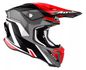Capacete Airoh Twist 2.0 Trilha Moto Motocross Off Road Cinza Vermelho
