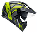 Capacete Bieffe B-trail Defender C/ Óculos On Road Off Road Preto Amarelo