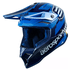 Capacete Asw Fusion 2.0 Blade Lançamento Trilha Motocross Azul Brilhante