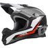 Capacete Oneal 1 Series Trilha Motocross Off Road Vermelho Cinza