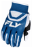 Luva De Trilha Motocross Off Road Ciclismo Fly F-16 Touch Azul Branco