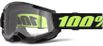 Óculos 100% Strata 2 Upsol Transparente Motocross Off Road Trilha
