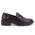 Mocassim Kezia Em Couro Preto/preto