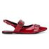 Sapatilha Slingback Maitê Verniz Vermelho