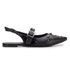 Sapatilha Slingback Aurora Preto Strass