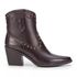 Bota Western Lya Em Couro Café