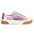Tênis Feminino Casual Brida Monopólio Metalizado Rosê
