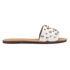 Rasteira Flat Monopólio Júlia Couro Branco